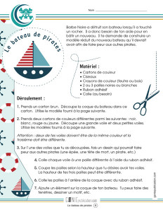 Le bateau de pirates