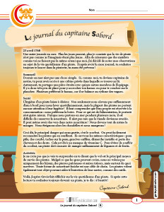 Le journal du capitaine Sabord