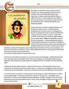 Les auditions de pirates