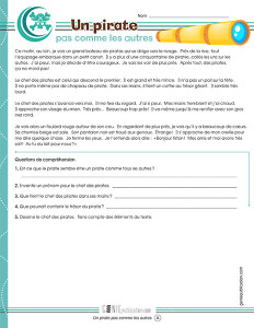 Un pirate pas comme les autres