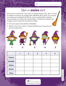 Qui est assise où ?