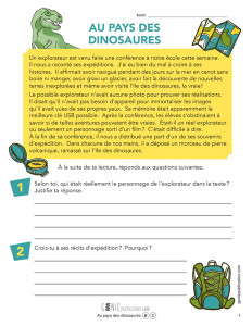 Au pays des dinosaures