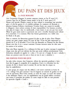 Du pain et des jeux