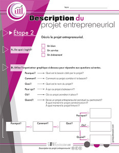 Description du projet entrepreneurial