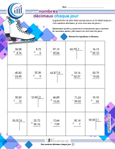 Des nombres décimaux tous les jours !