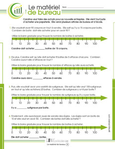 Le matériel de bureau